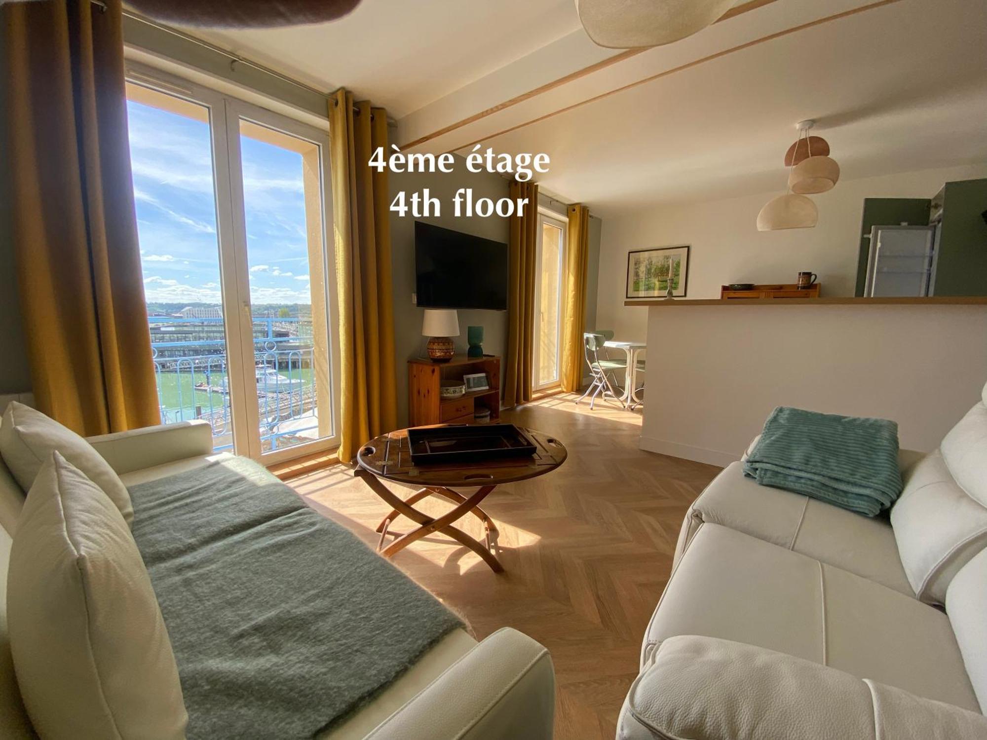 Etablissement 3 Etoiles Avec Ascenseur, 3 Appartements Lumineux Vue Port Avec Balcon, 200M De La Mer, Wifi Fibre, Tous Service Inclus Dieppe Eksteriør billede